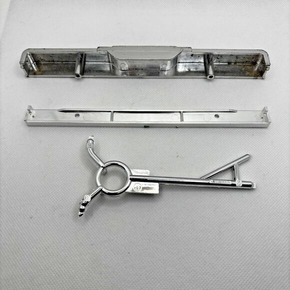 Tamiya Clodbuster Chrome Plastic Bumper RC Parts - Picture 2 of 3